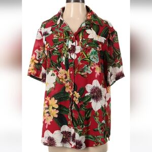 Sandrine Rose X Free People Women's Floral‎ shirt size small